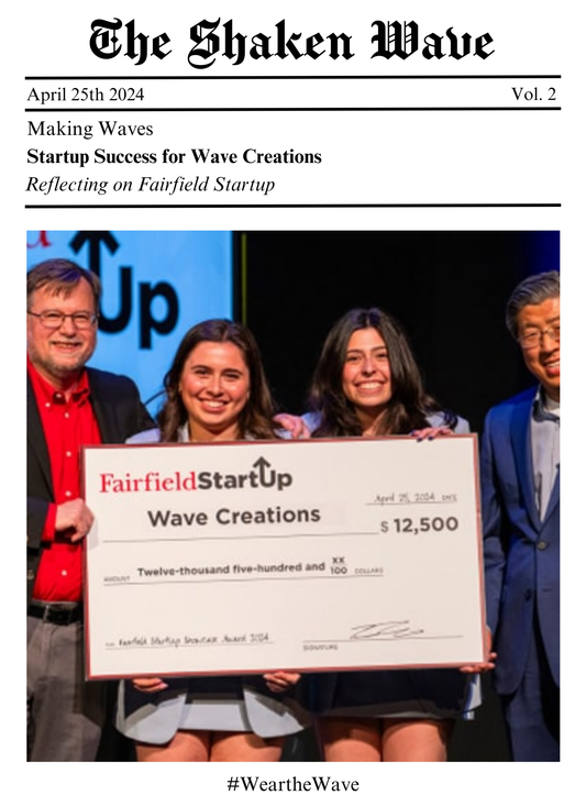 Vol. 2: Team Wave Creations Takes First Place at 12th Annual Fairfield StartUp Showcase