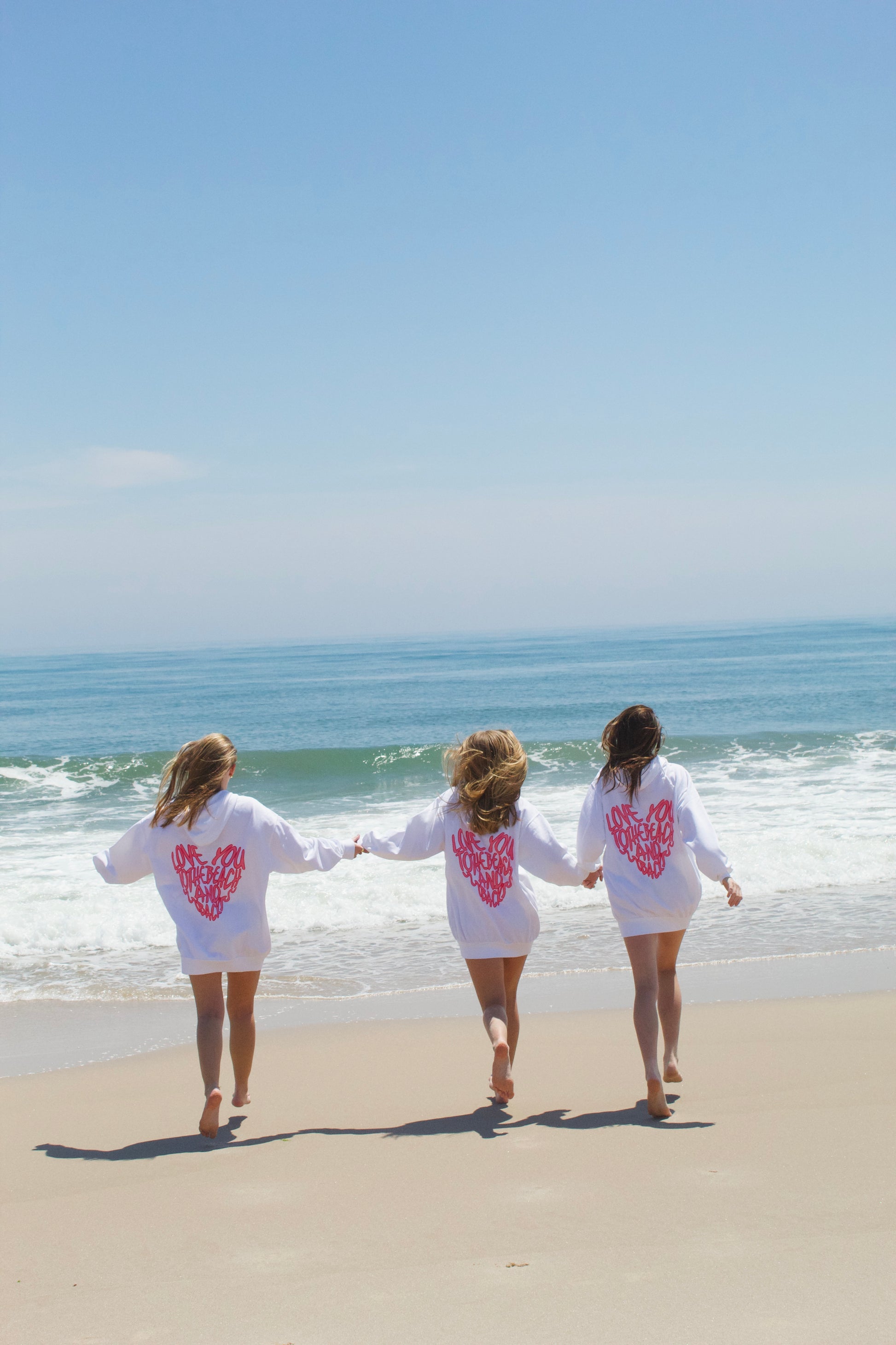 Love You To The Beach And Back Hoodie, Back of Sweatshirt , Far away